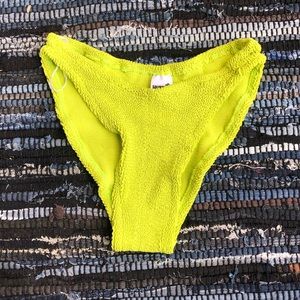 Hunza G Swim Vintage Hunza G Lime Bikini Bottoms Poshmark